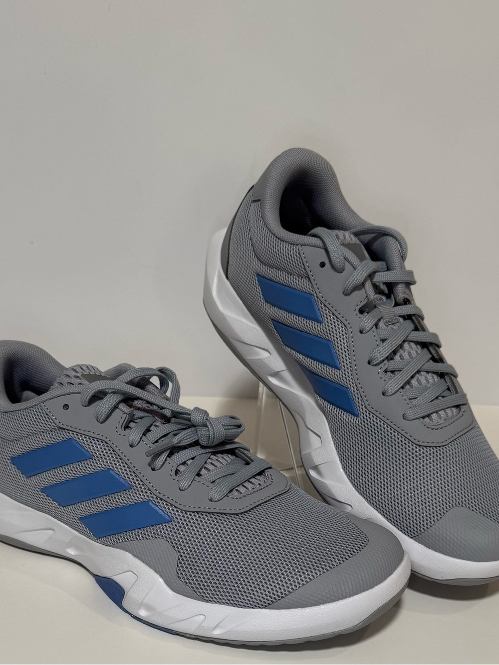 adidas Women’s Gray and Blue Athletic Running Shoes